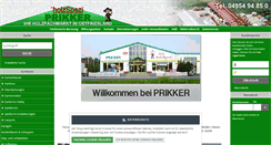 Desktop Screenshot of prikker-holzmarkt.de